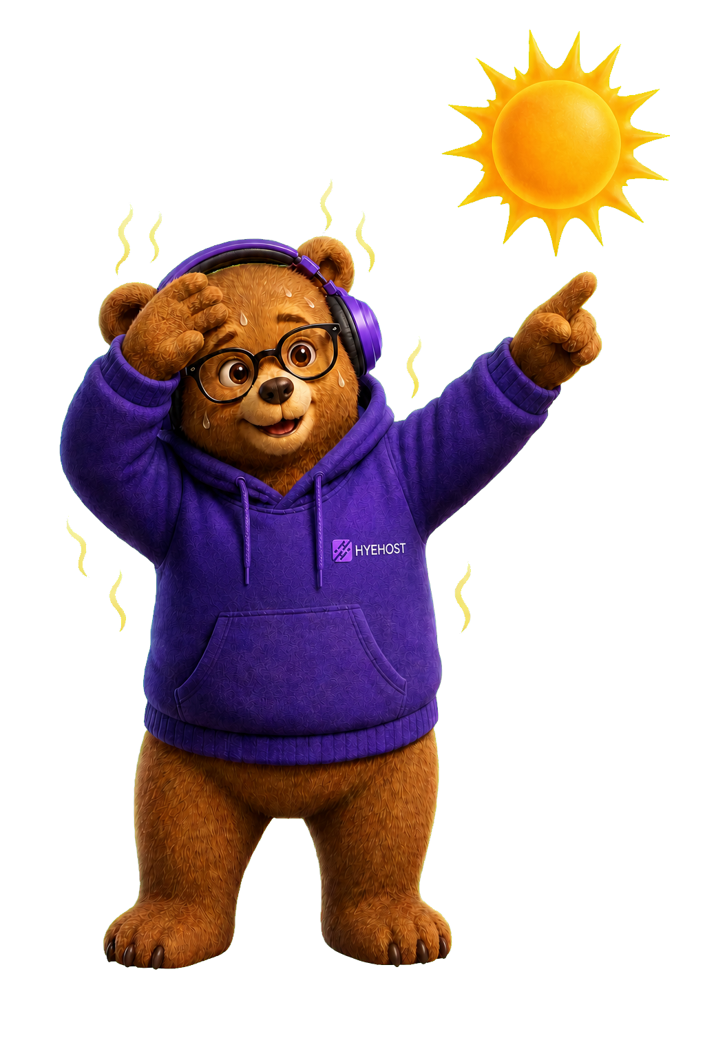 Summer banner mascot